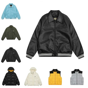 Corteiz Pebble Finish Quilted Satin Lined Long Sleeve Insulated Down Jacket-4328  